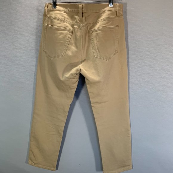 Banana Republic Pants Mens 31 The Traveler Slim Fit Tan Cotton Stretch Chino - Picture 8 of 10
